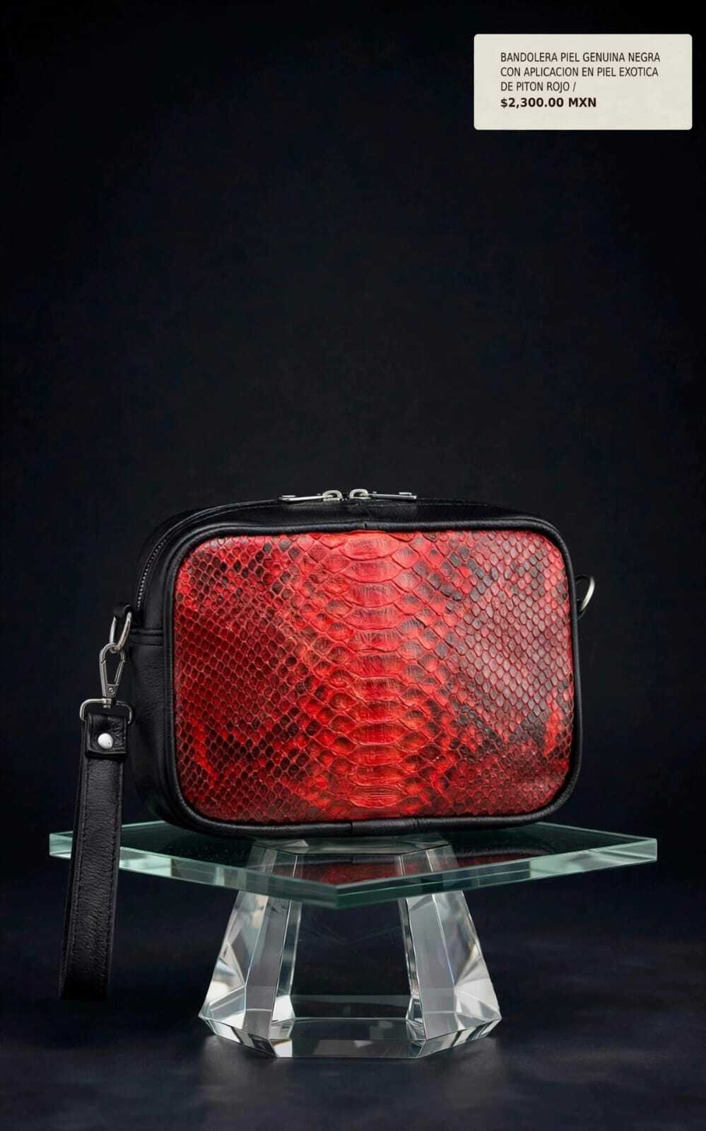 BANDOLERA PITON ROJO-1